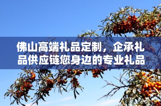 佛山高端礼品定制，企承礼品供应链您身边的专业礼品定制公司