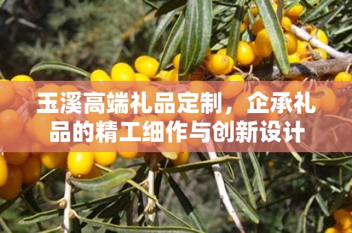 玉溪高端礼品定制，企承礼品的精工细作与创新设计