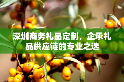 深圳商务礼品定制，企承礼品供应链商务礼品定制公司